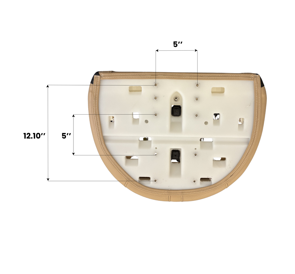 Sea Ray SPX 190 Helm Seat Replacement - Black and Tan (Dune)