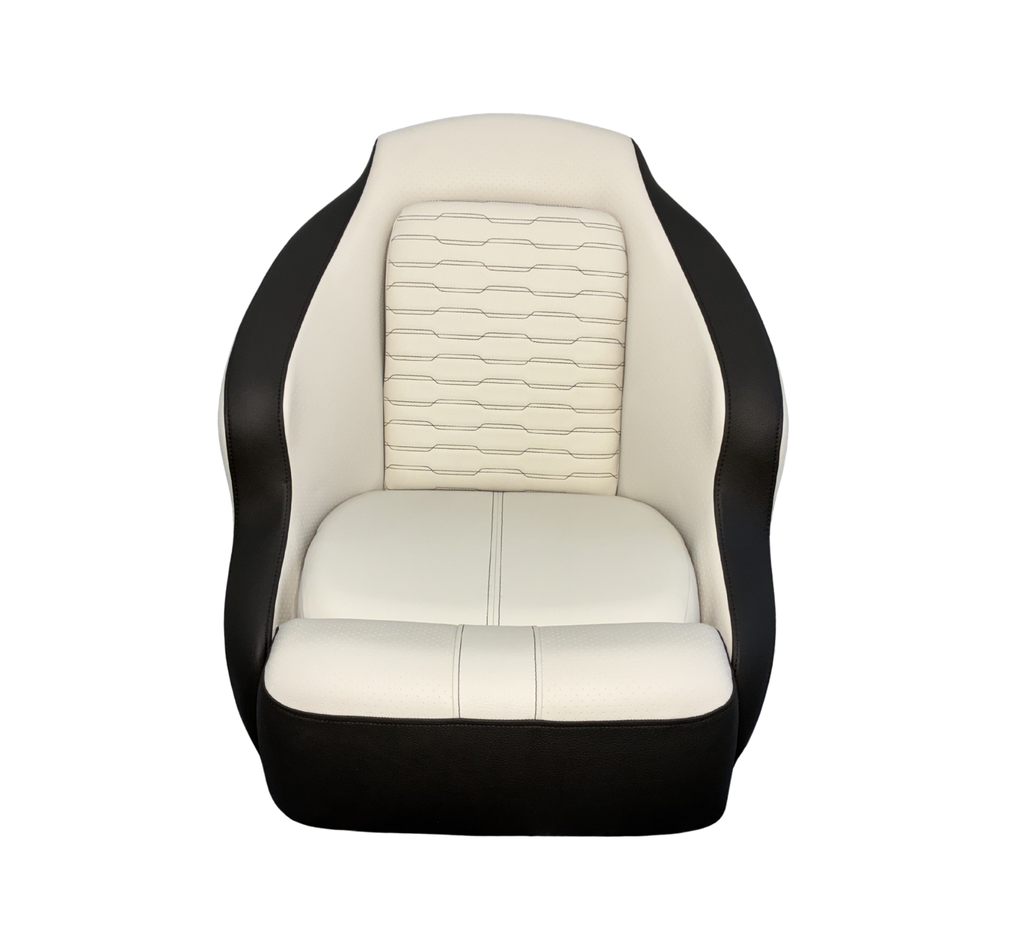 Sea Ray SPX 210 Helm Seat Replacement - Black and Gray (Stone)