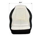 Sea Ray SPX 210 Helm Seat Replacement - Black and White (Ivory)
