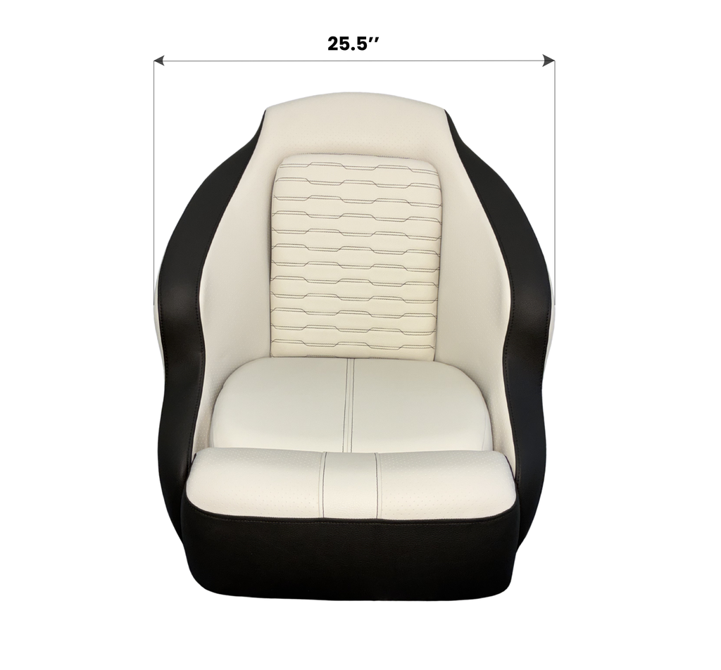 Sea Ray SPX 210 Helm Seat Replacement - Black and Gray (Stone)