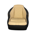 Sea Ray SPX 230 Helm Seat Replacement - Black and Tan (Dune)