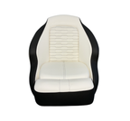 Sea Ray SPX 210 Helm Seat Replacement - Black and White (Ivory)